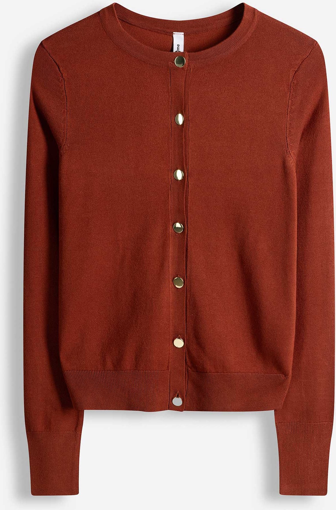 Cardigan - Knopfleiste - dunkelrot