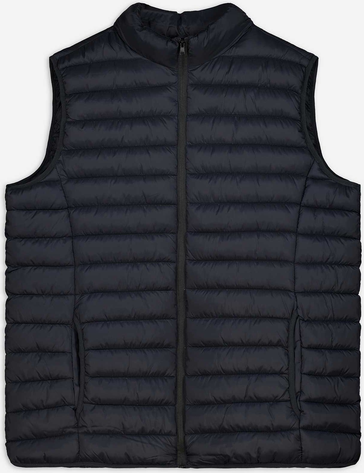 Steppweste - Stehkragen - dunkelblau