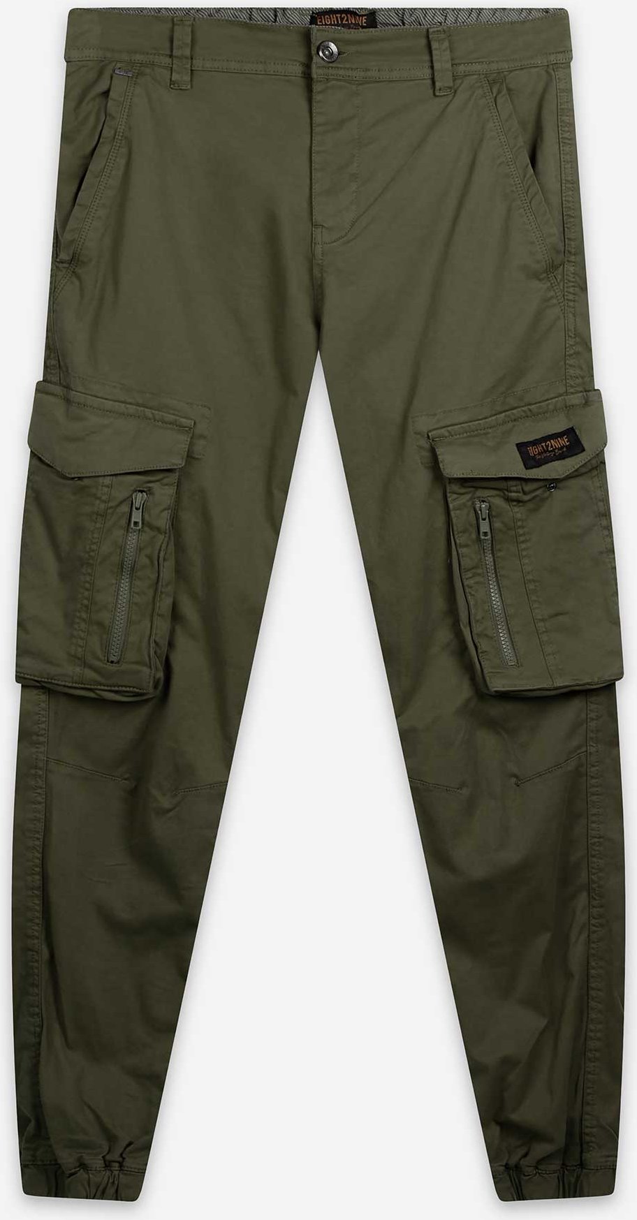 Cargohose - Jogger Fit - dunkelgrün