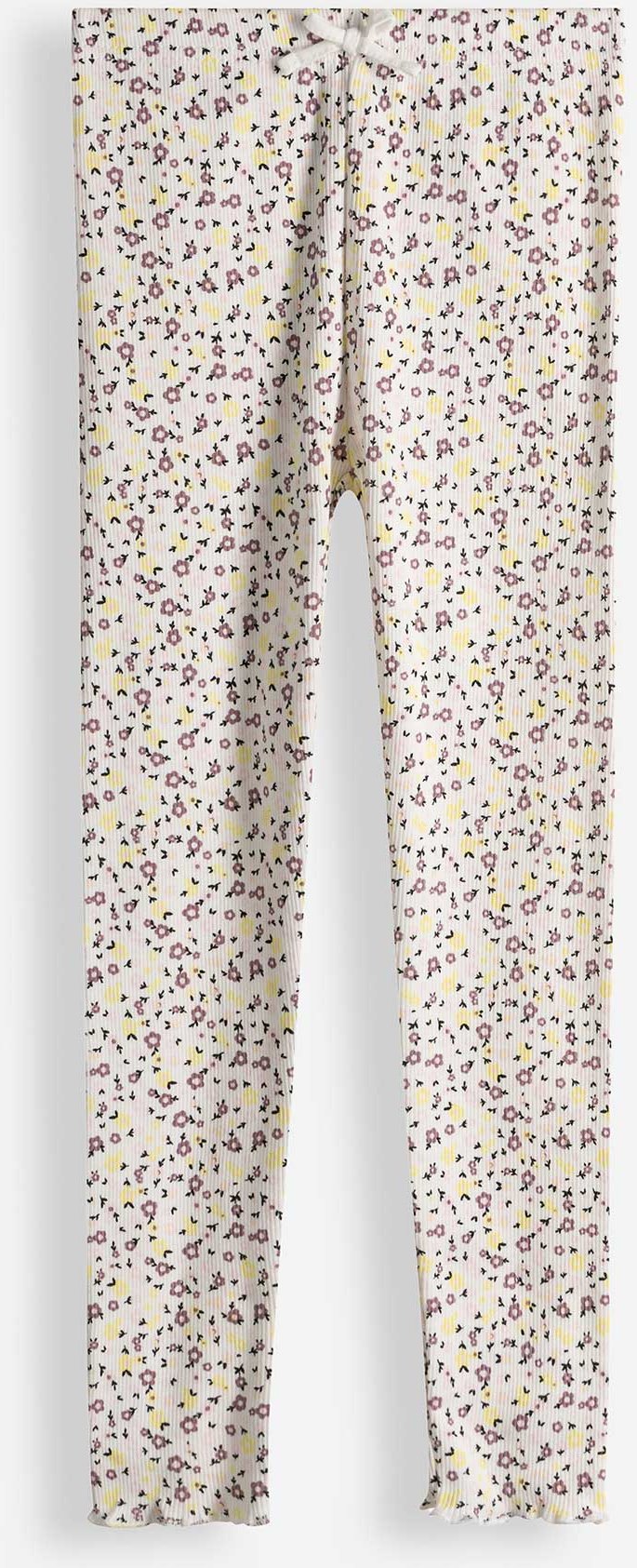 Leggings - Gerippt - weiß