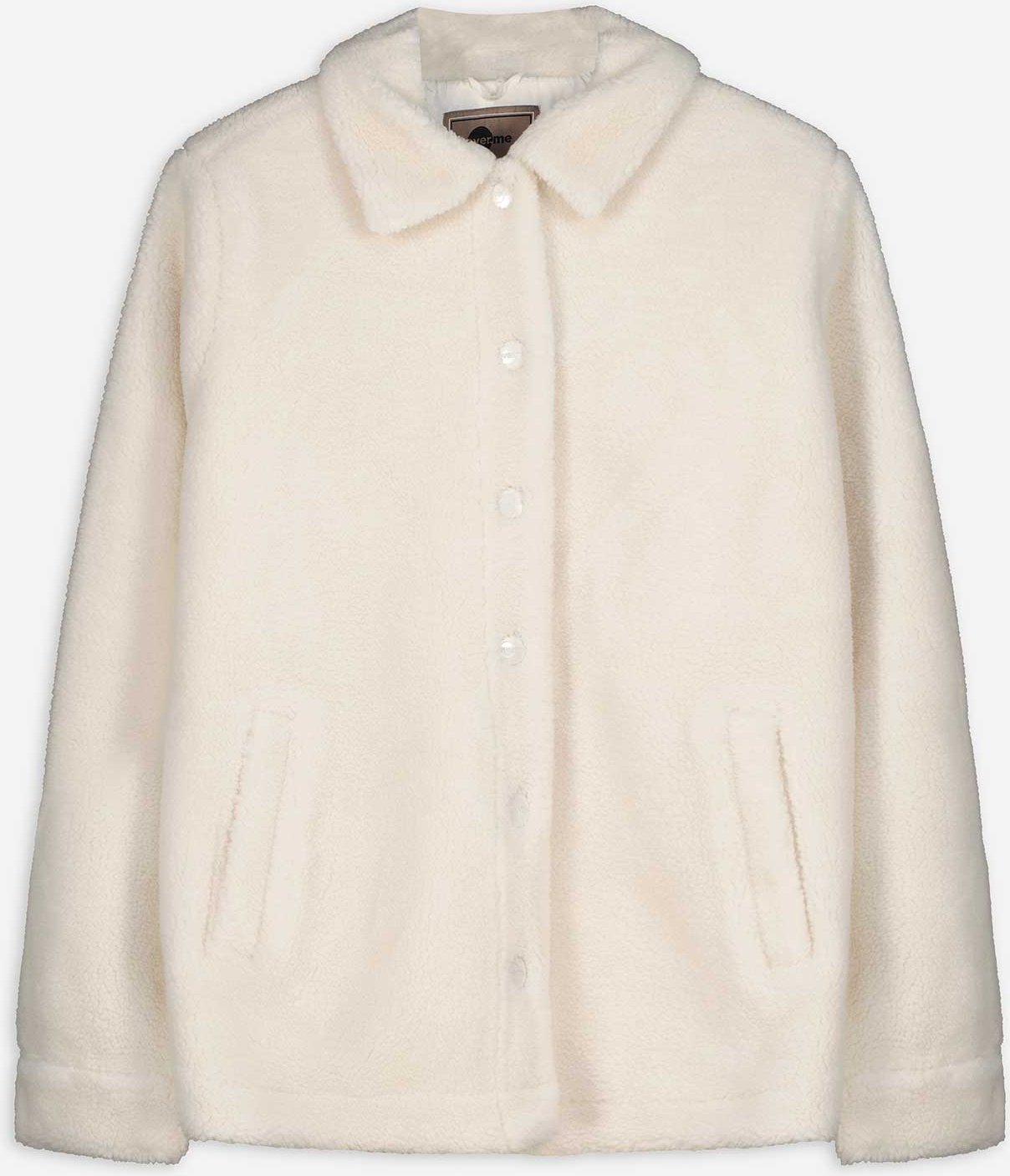 Jacke - Teddyfell - weiß