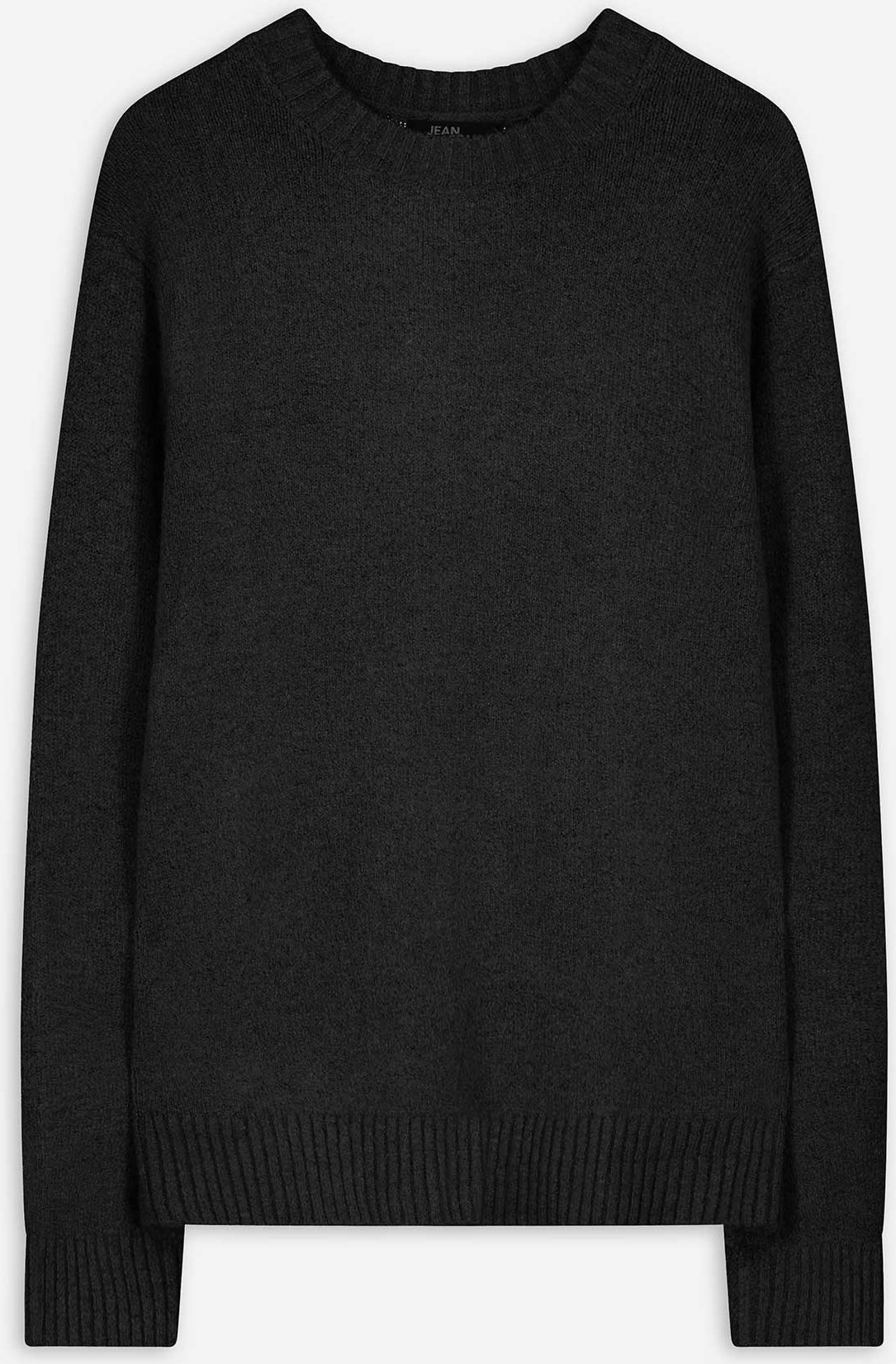 Pullover - Rundhals-Ausschnitt - schwarz