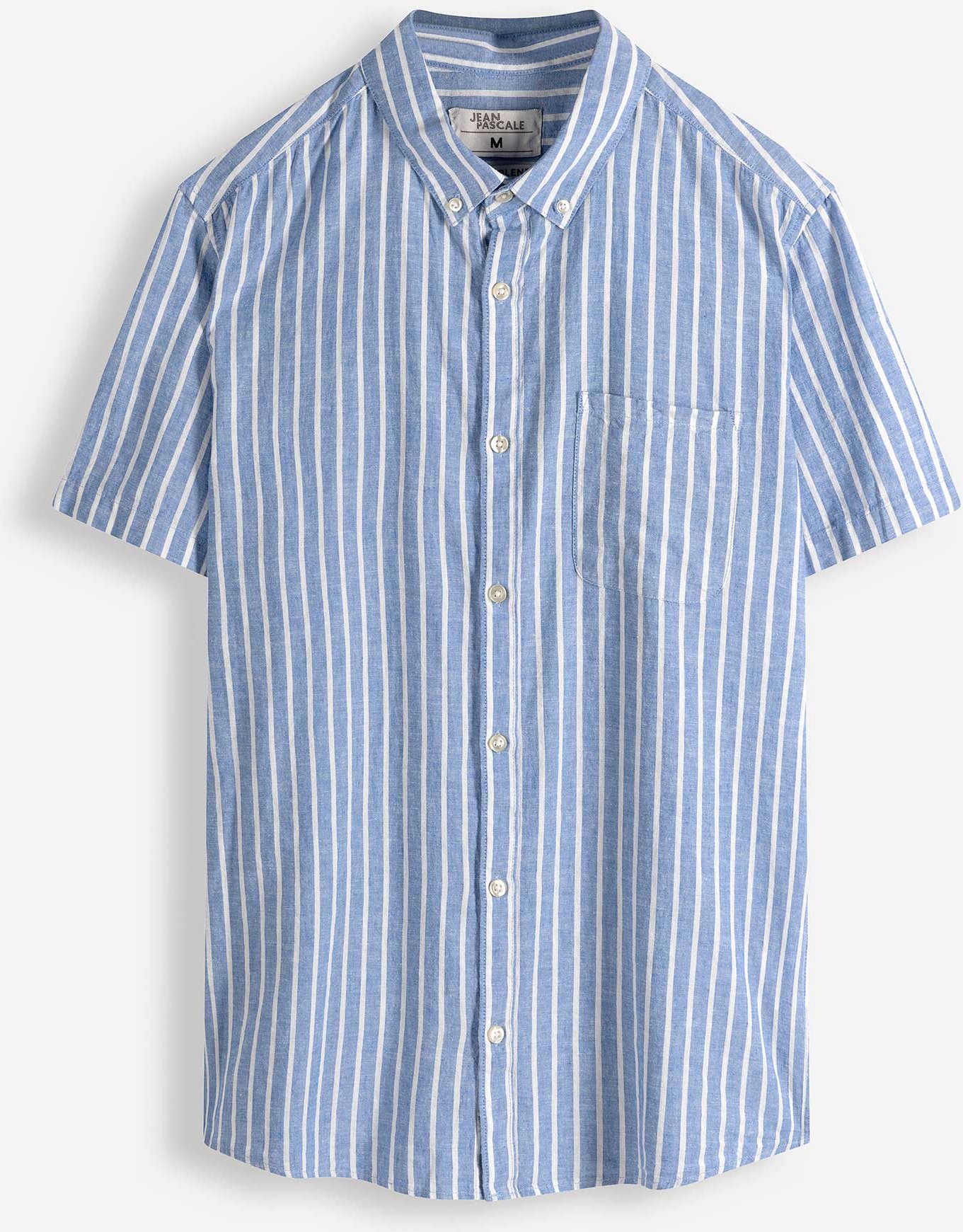 Hemd - Leinen-Mix - blau