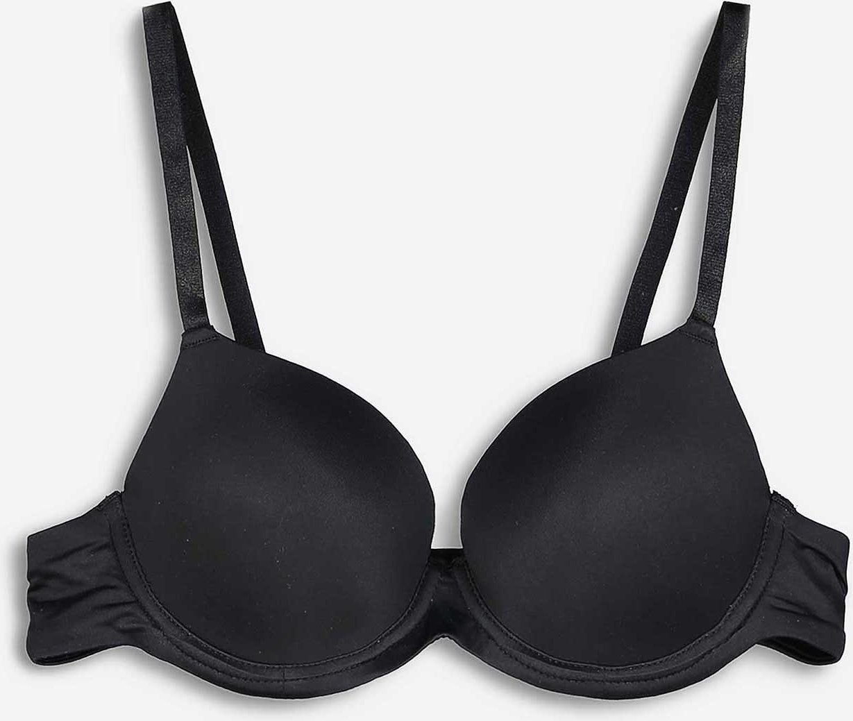 T-Shirt-BH - Mikrofaser - schwarz