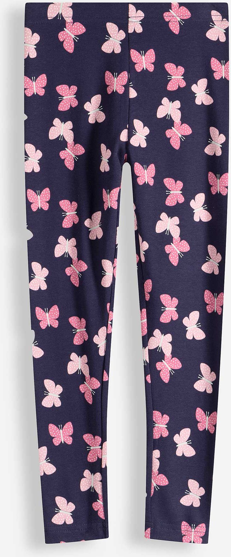 Leggings - Allover-Print - dunkelblau