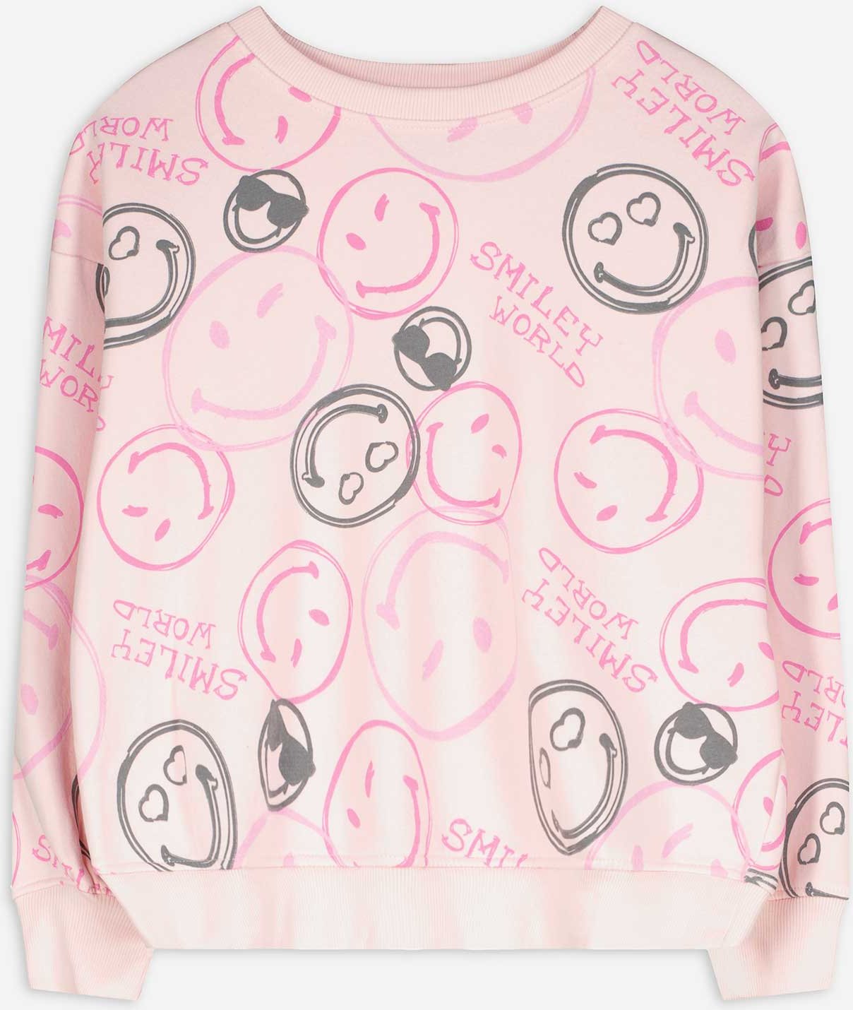 Sweatshirt - SmileyWorld® - rosa