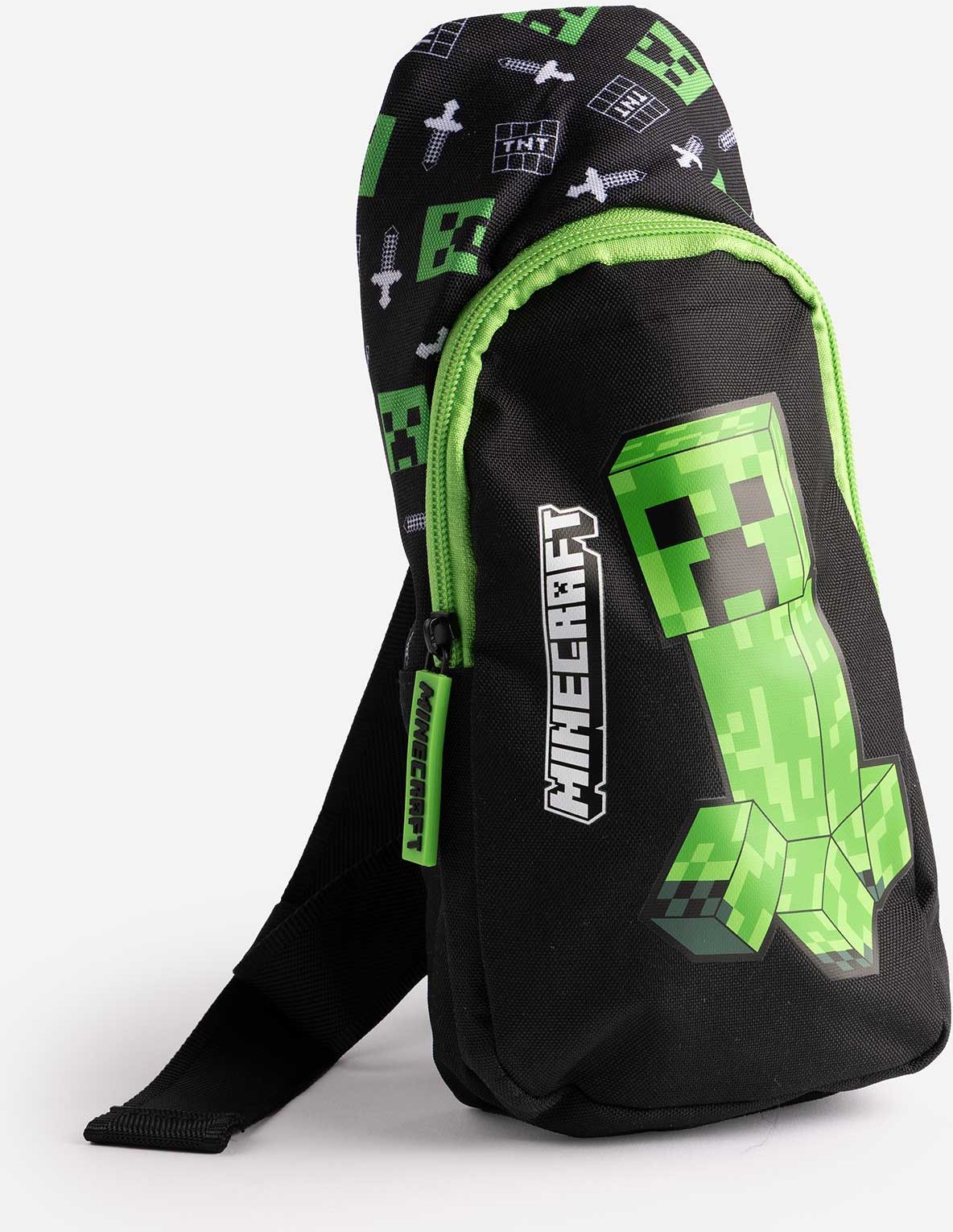 Umhängetasche - Minecraft - schwarz