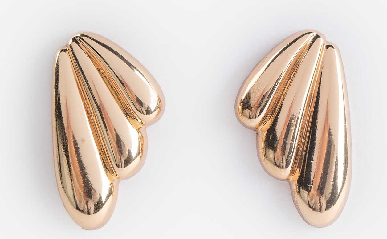 Ohrringe - Edelstahl - goldfarben