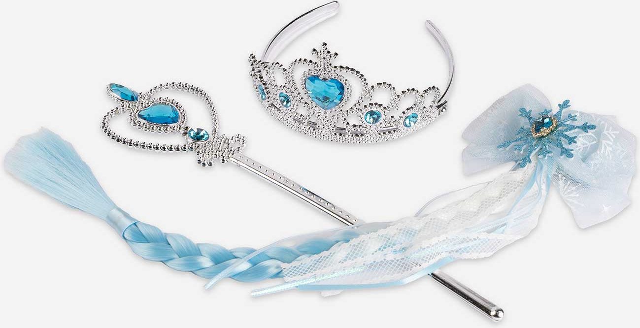 Kostüm - Prinzessin - 3er-Pack - blau