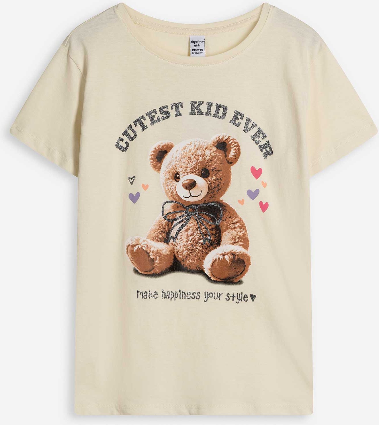 T-Shirt - Frontprint - weiß