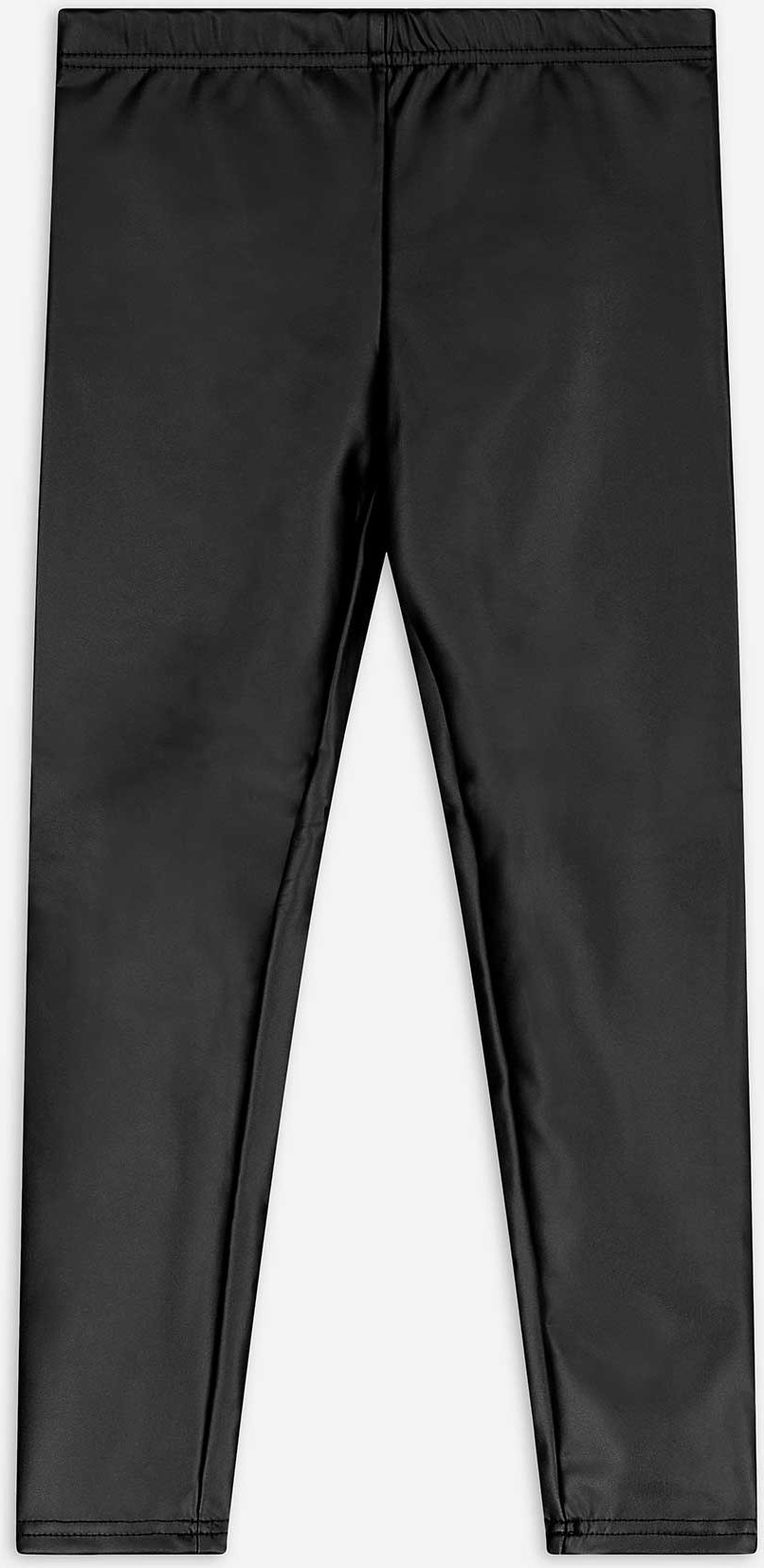 Leggings - Lederoptik - schwarz