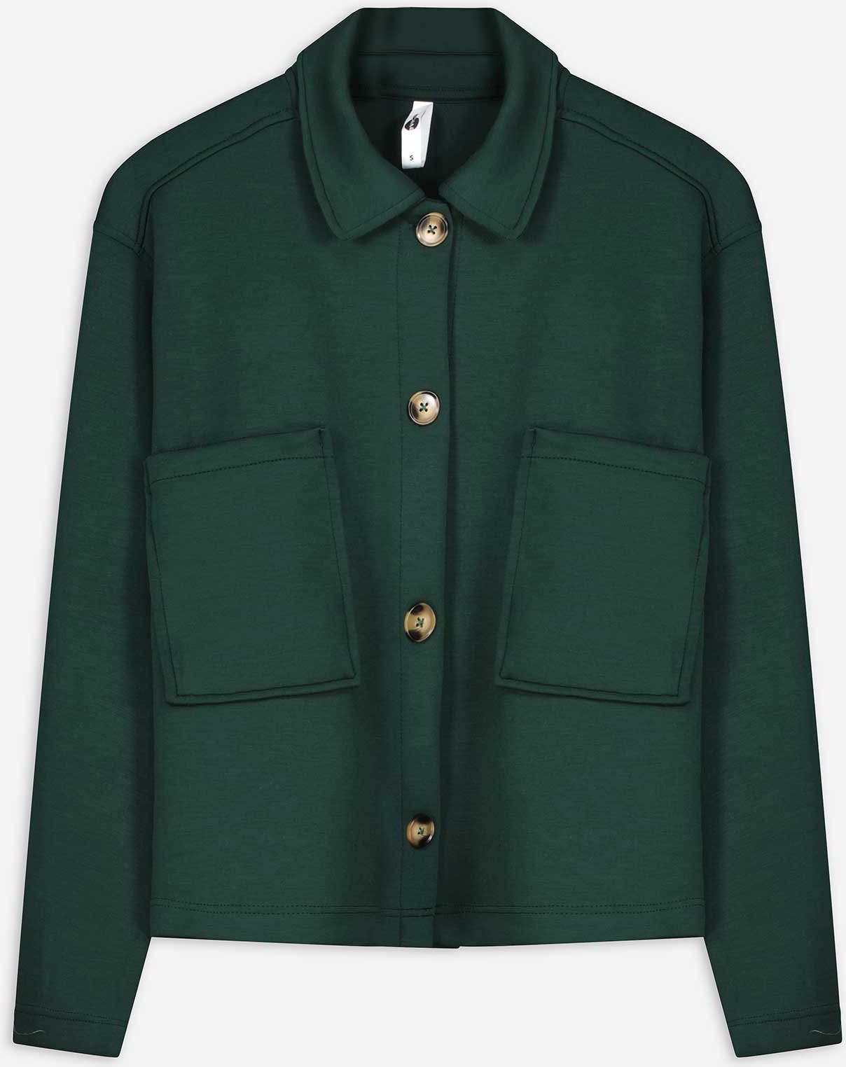 Sweatjacke - Modal-Anteil - grün