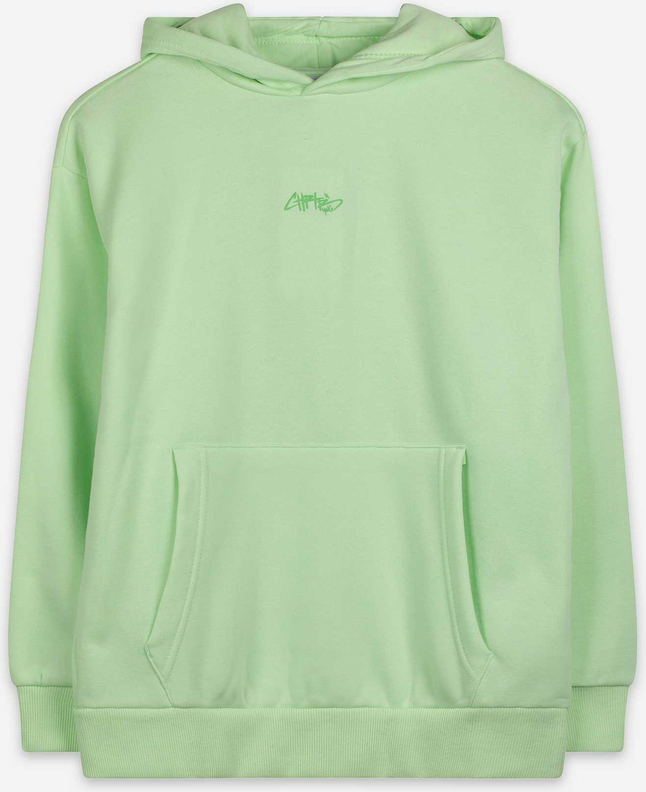 Hoodie - Oversized Fit - hellgrün