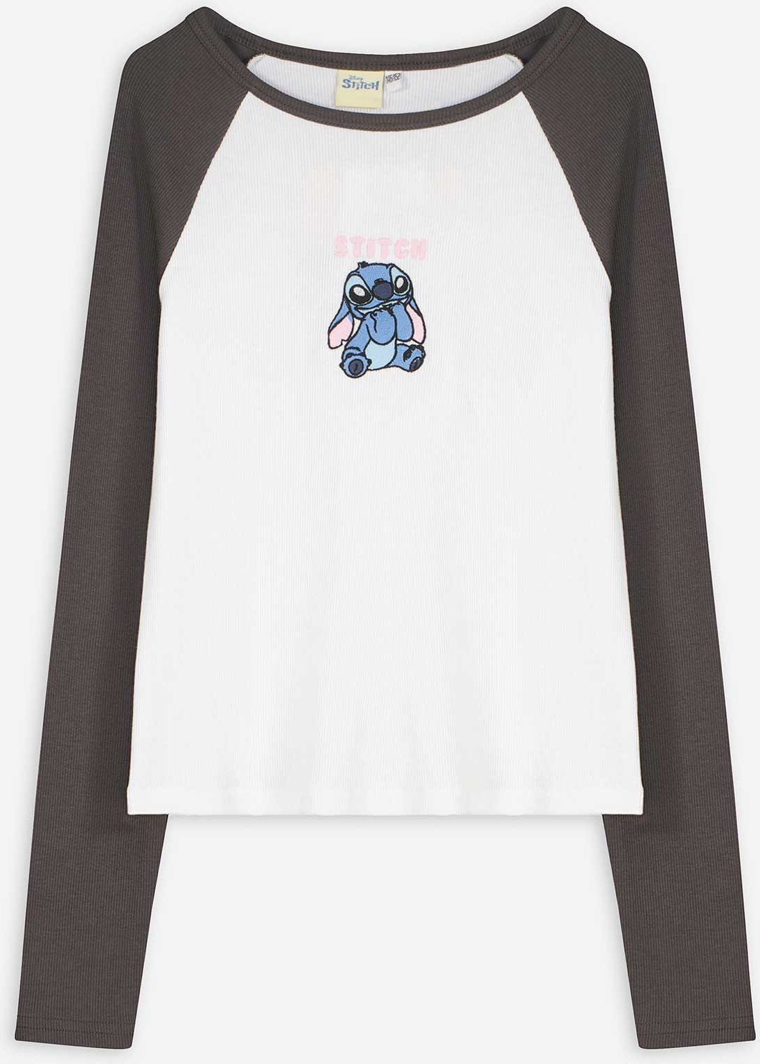 Langarmshirt - Lilo & Stitch - weiß