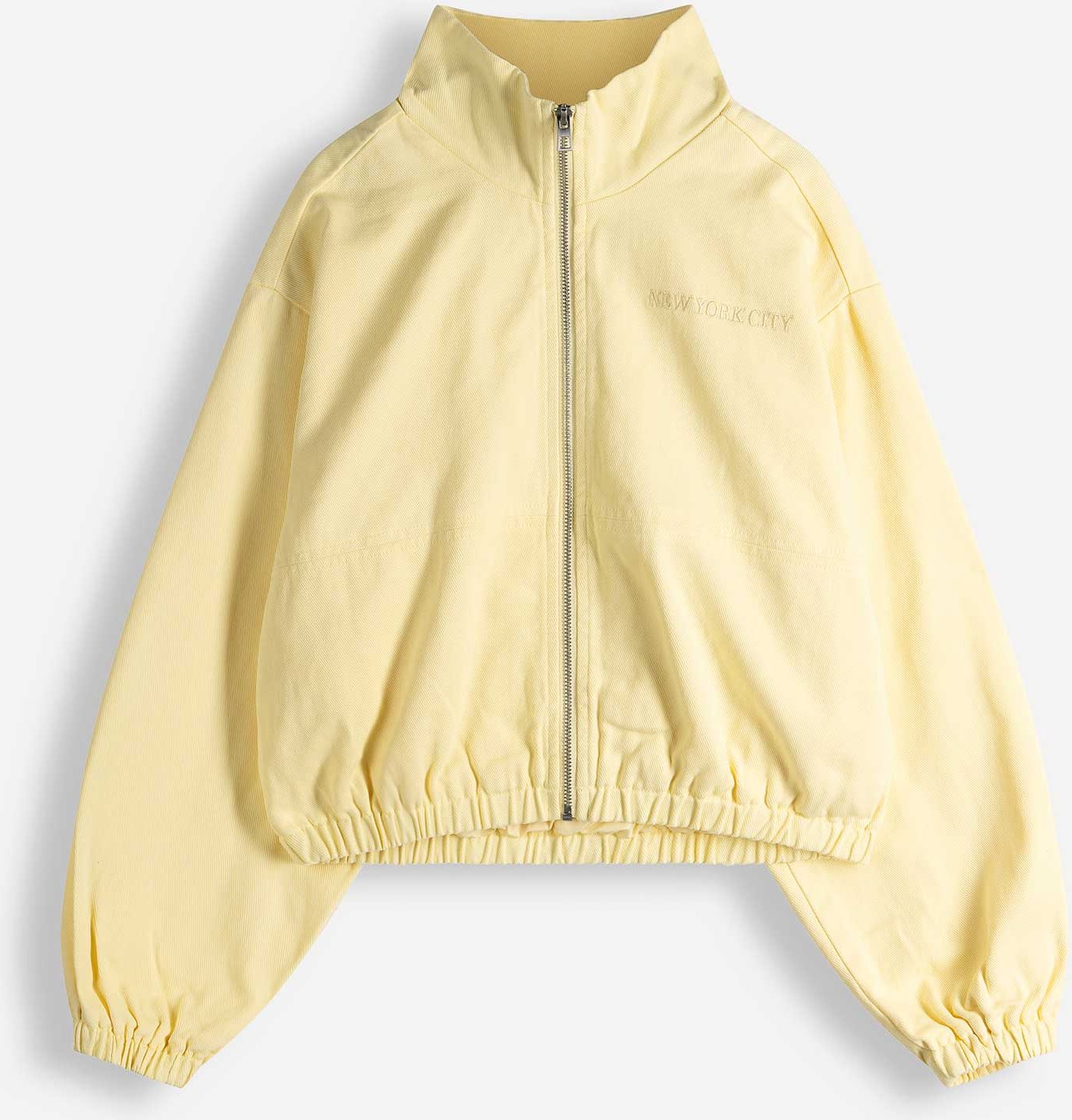 Jacke - Twill - hellgelb