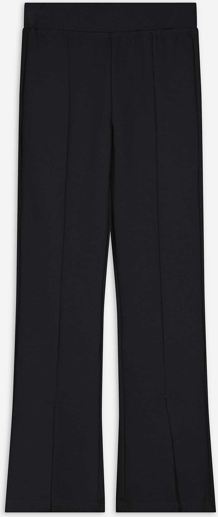 Leggings - Seitenschlitz - schwarz