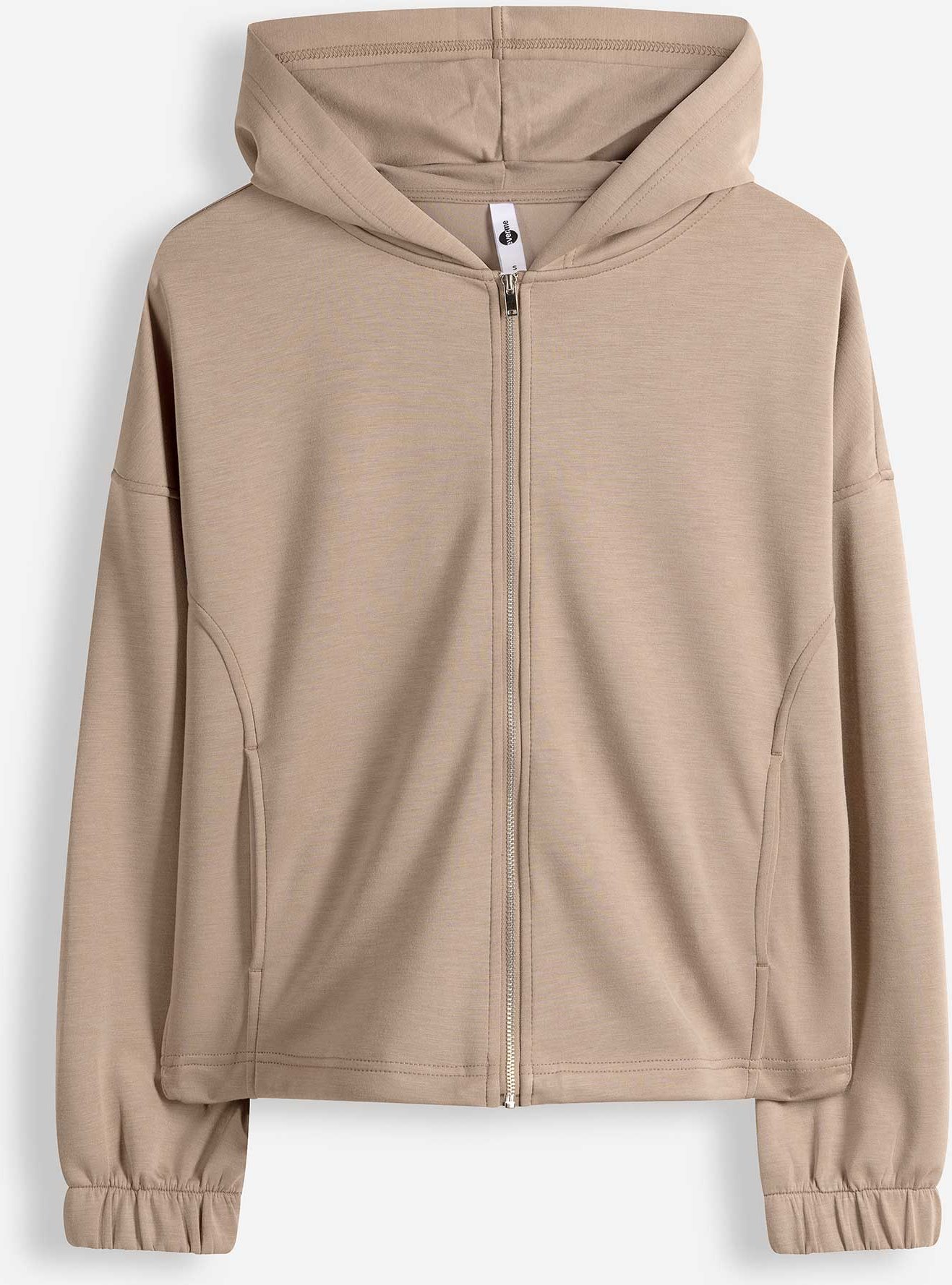 Sweatjacke - Scuba - beige