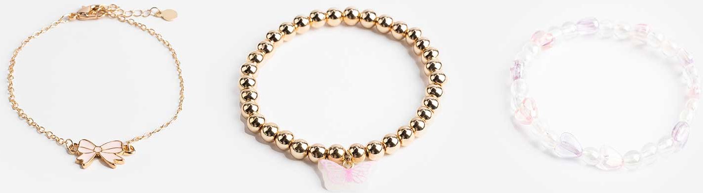 Armband - 3er-Pack - goldfarben