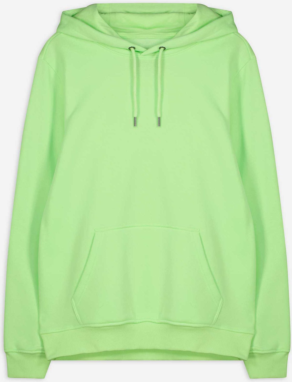 Hoodie - Regular Fit - hellgrün