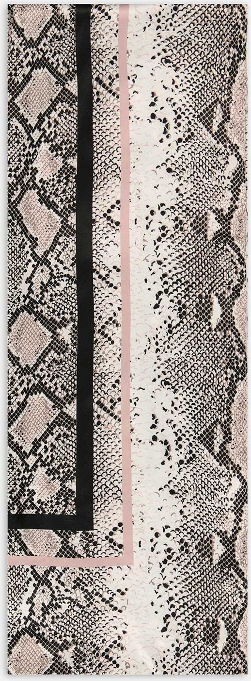 Schlangenmuster - hellgrau