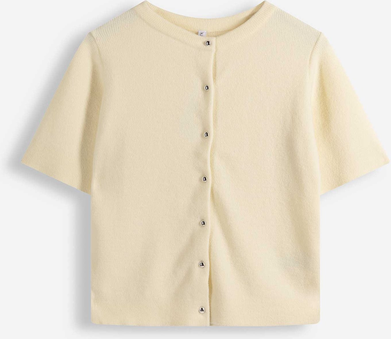 Cardigan - Knopfleiste - hellgelb