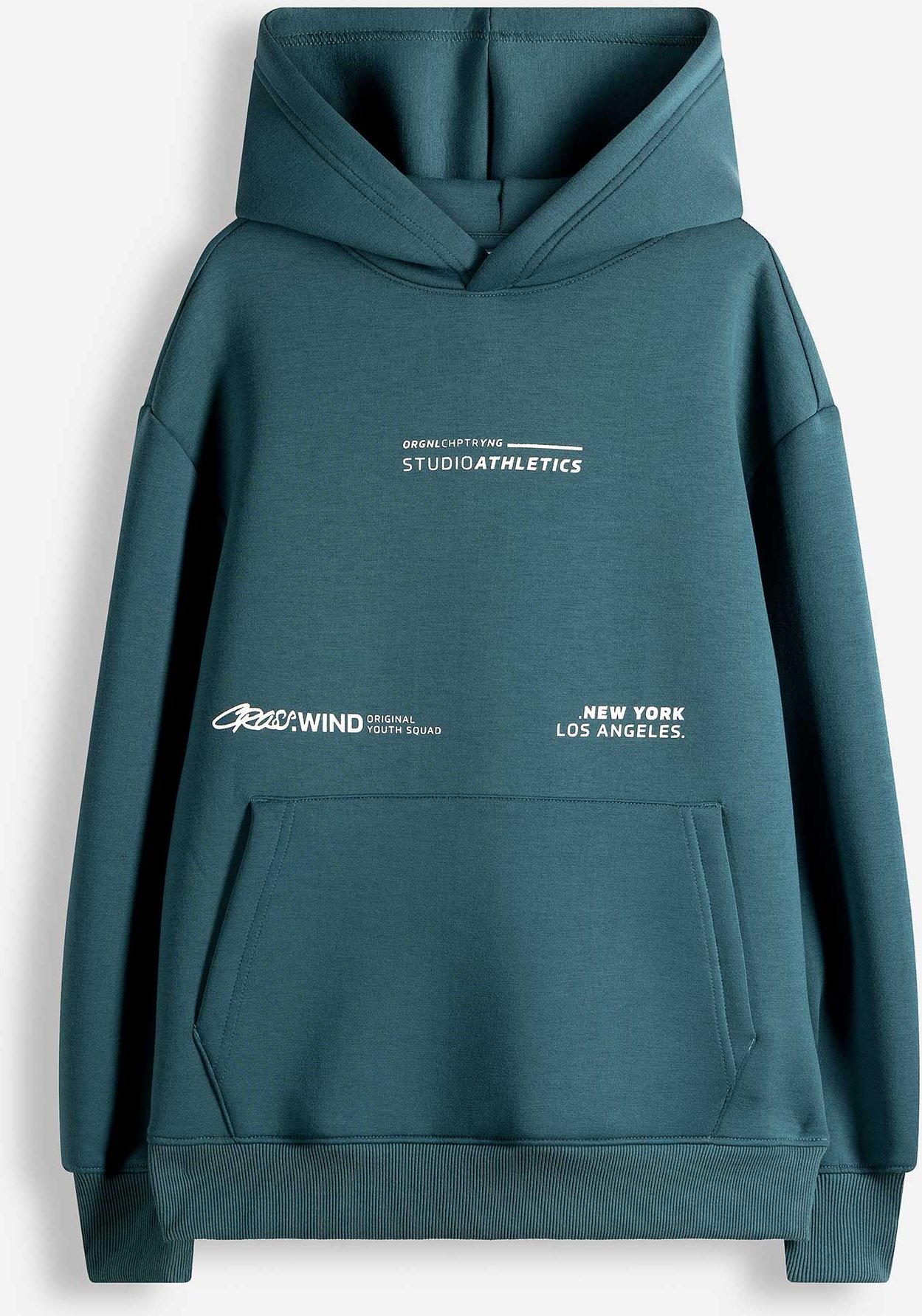 Hoodie - Scuba - dunkelgrün