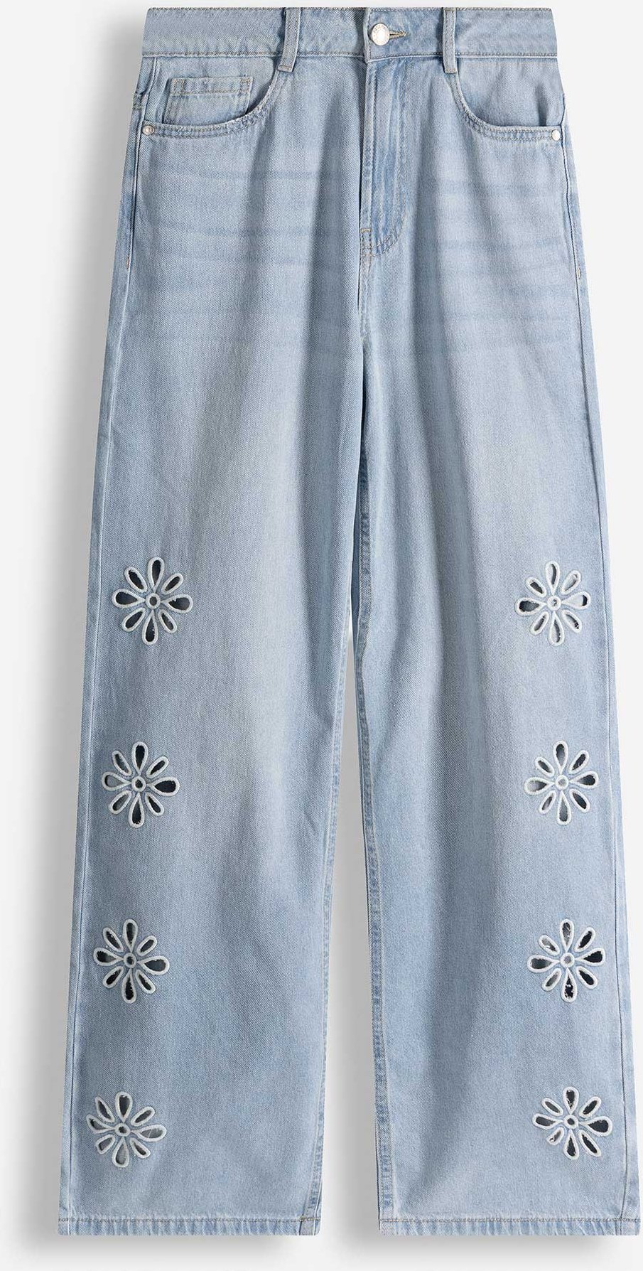 Jeans - Straight Fit - hellblau