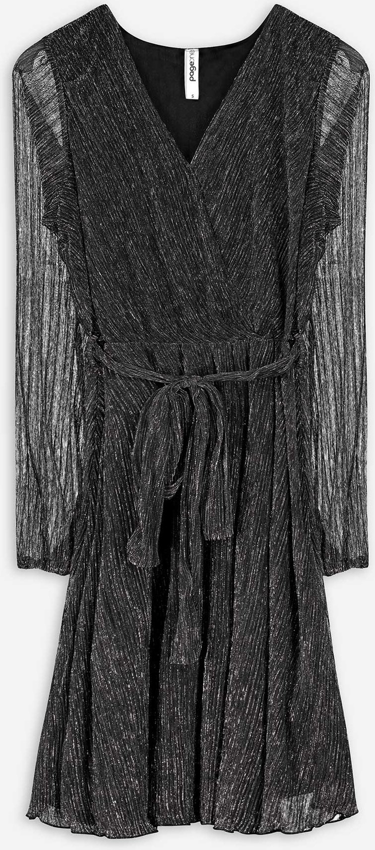 Thumbnail - Kleid - Mesh - schwarz