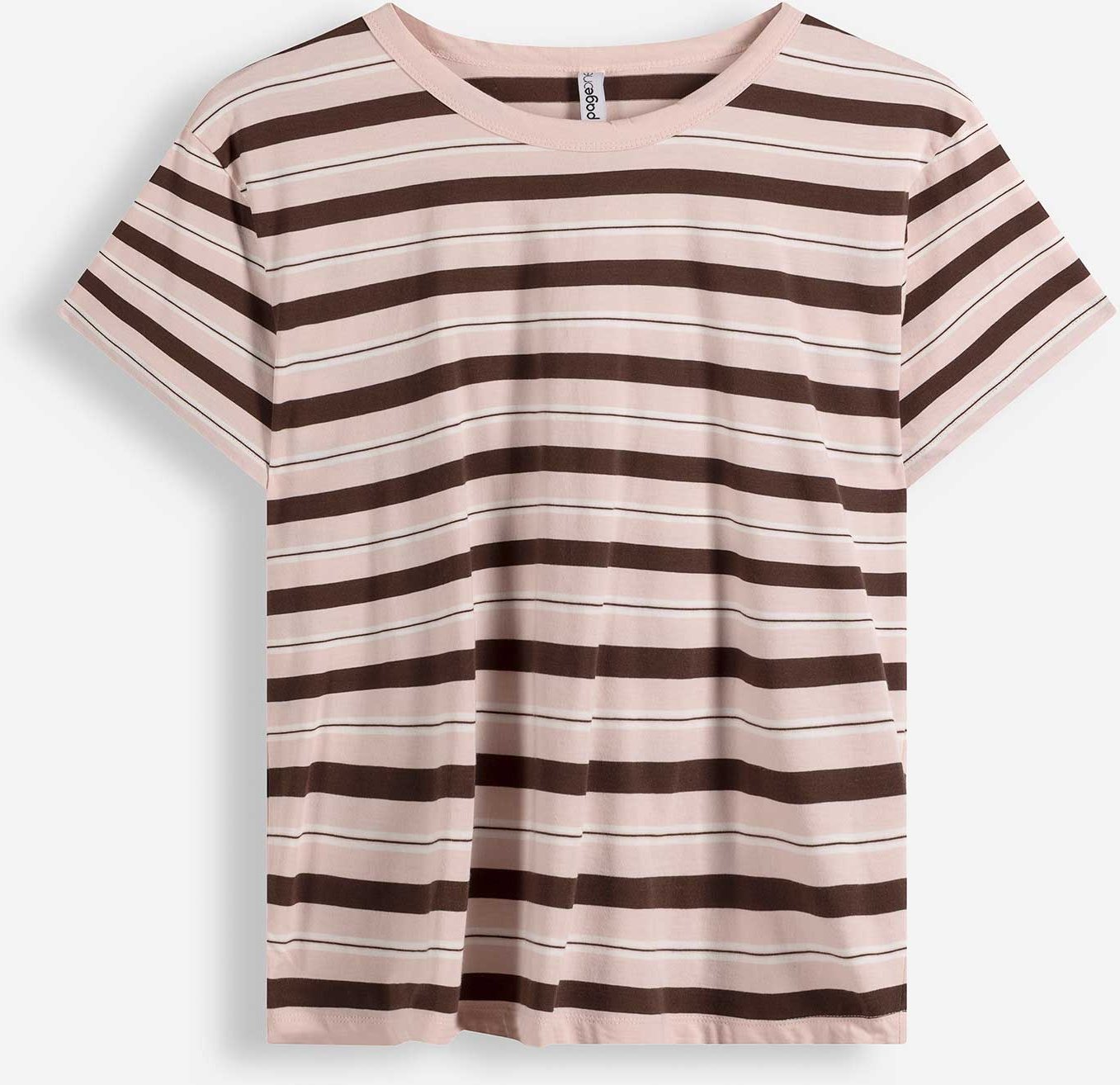 T-Shirt - Streifen - rosa