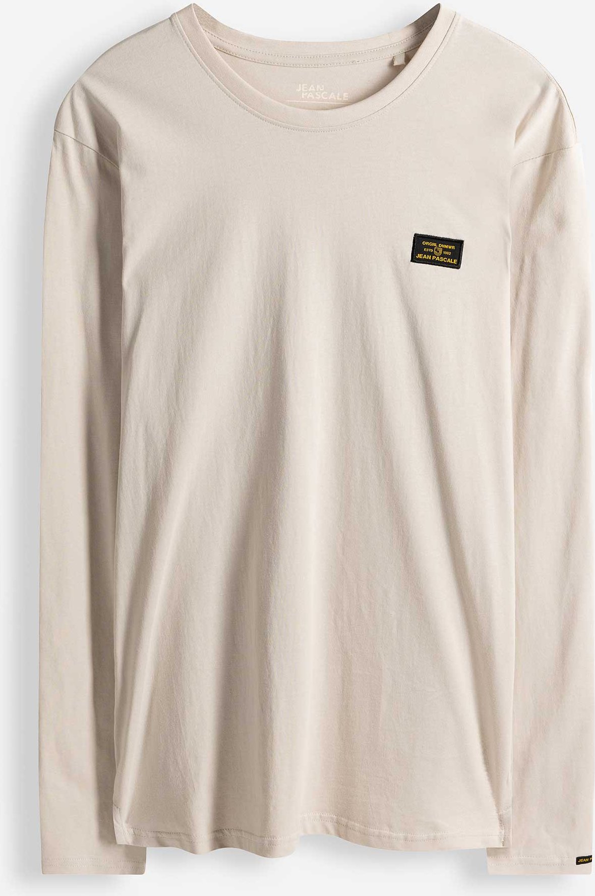 Langarmshirt - einfarbig - weiß