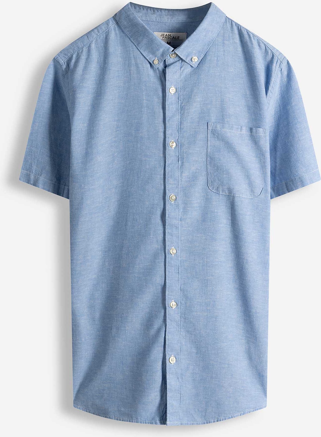 Hemd - Leinen-Mix - hellblau