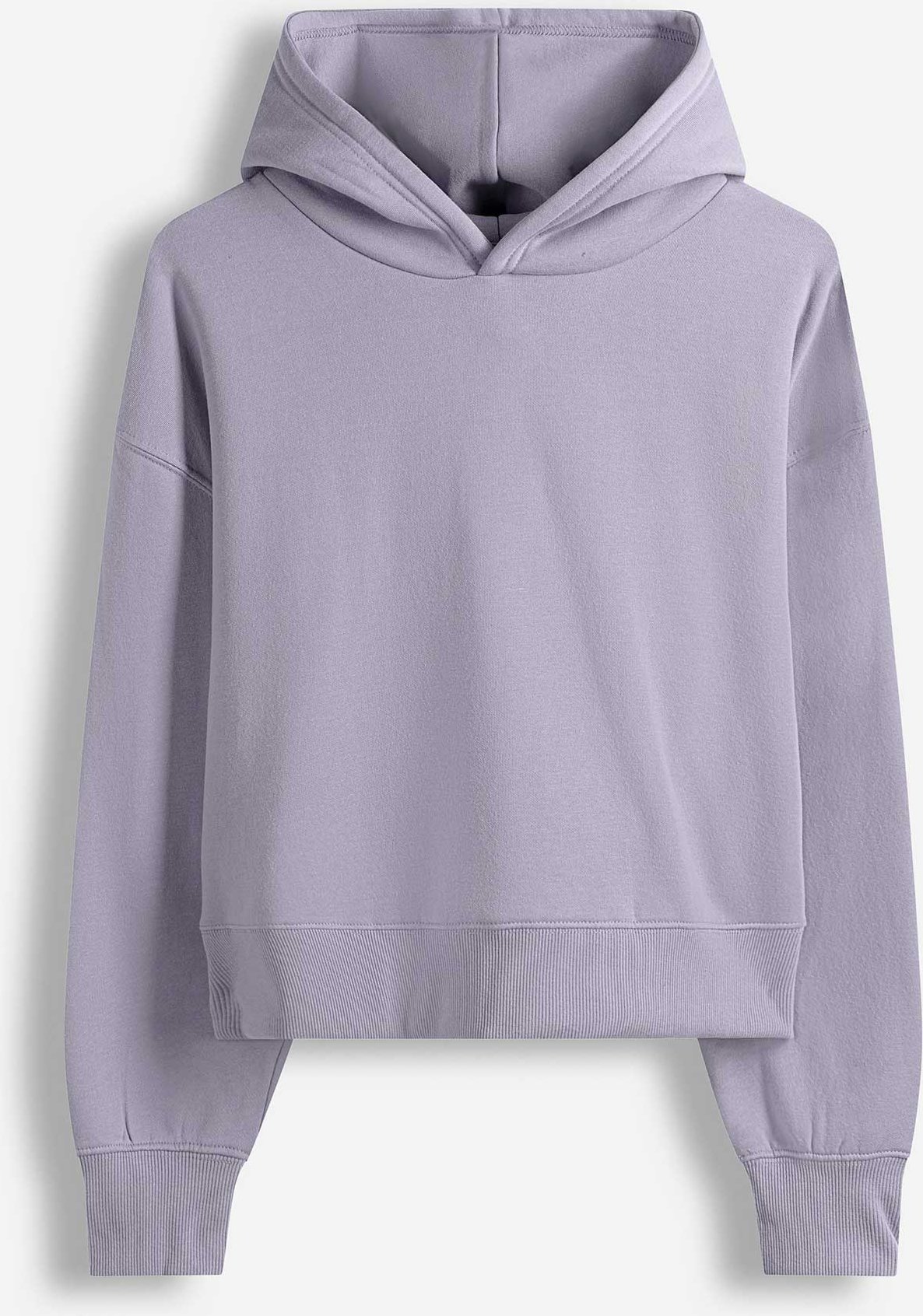 Hoodie - einfarbig - lila