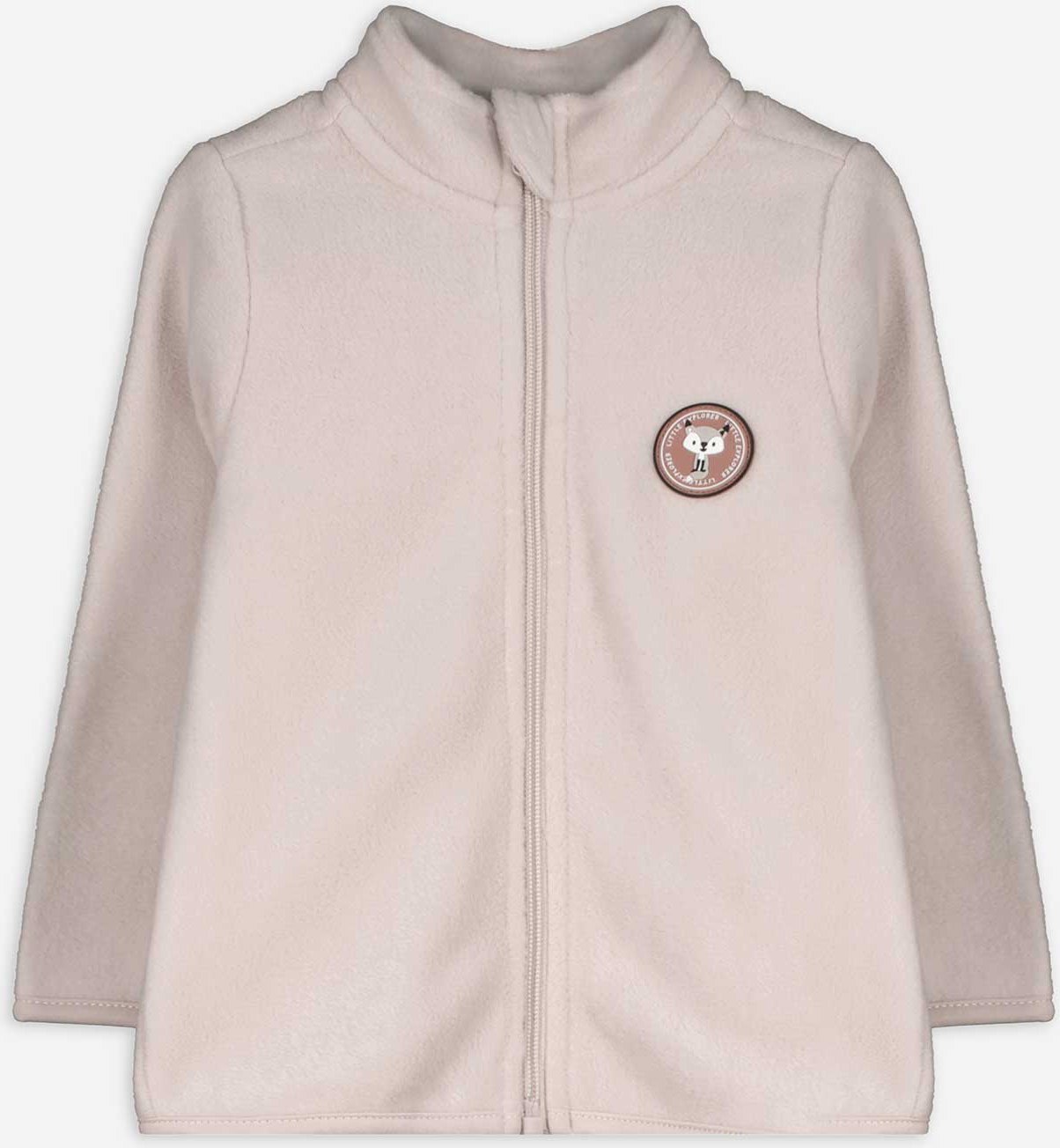 Thumbnail - Sweatjacke - Fleece - weiß