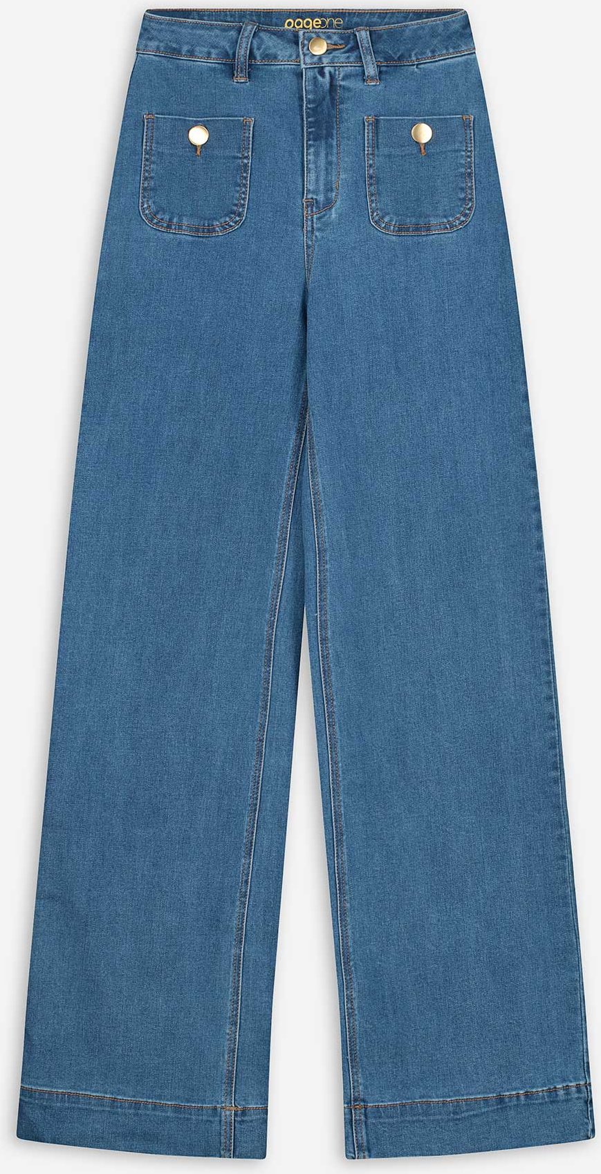Jeans - Wide Fit - blau