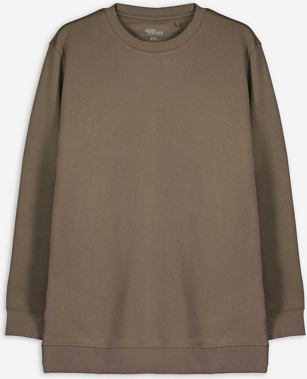 Thumbnail - Sweatshirt - einfarbig - hellbraun