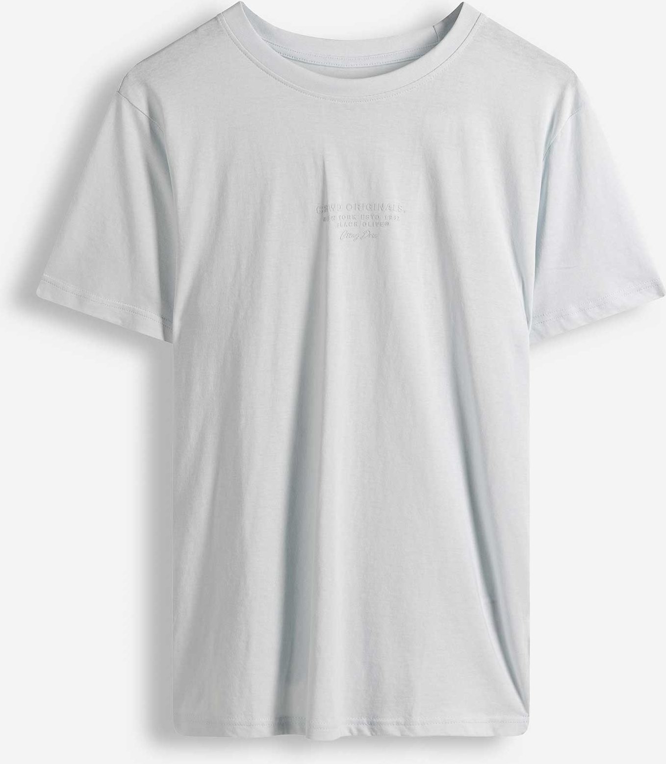 T-Shirt - einfarbig - hellblau