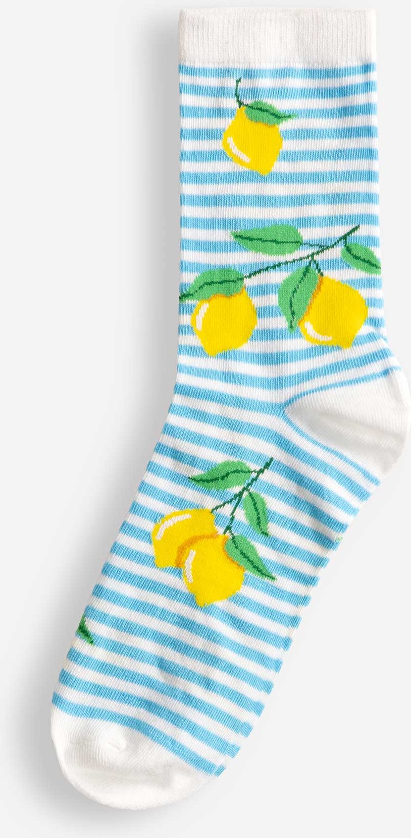 Socken - Allover-Muster - weiß