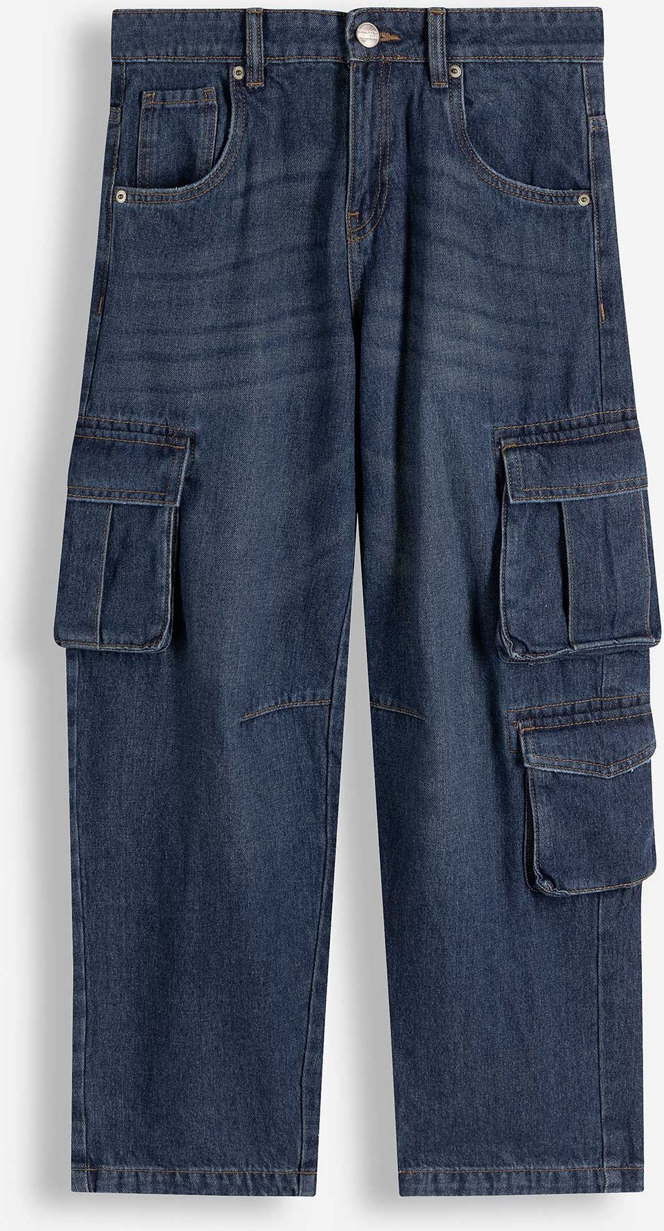 Cargohose - Loose Fit - dunkelblau