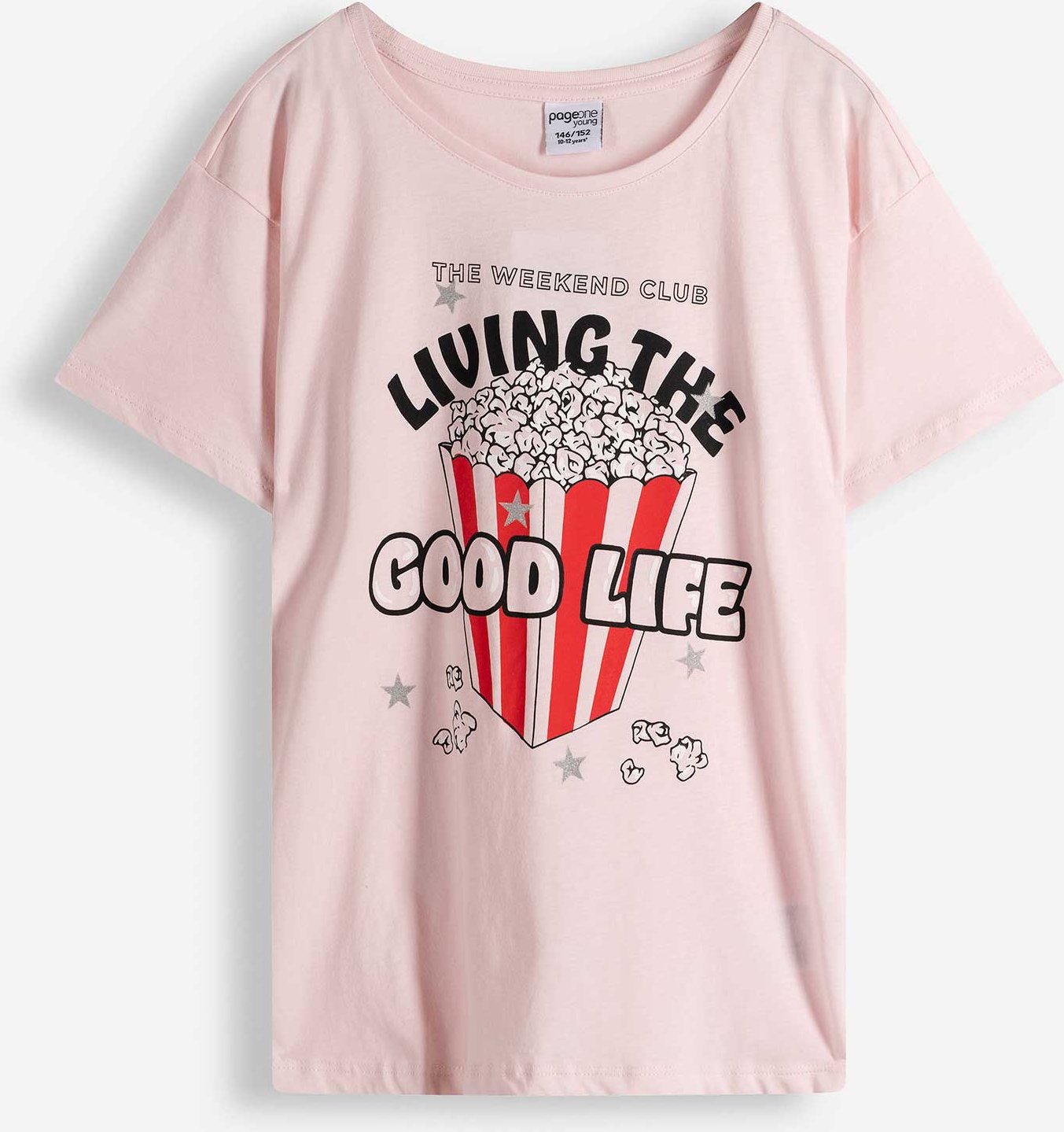 T-Shirt - Frontprint - rosa