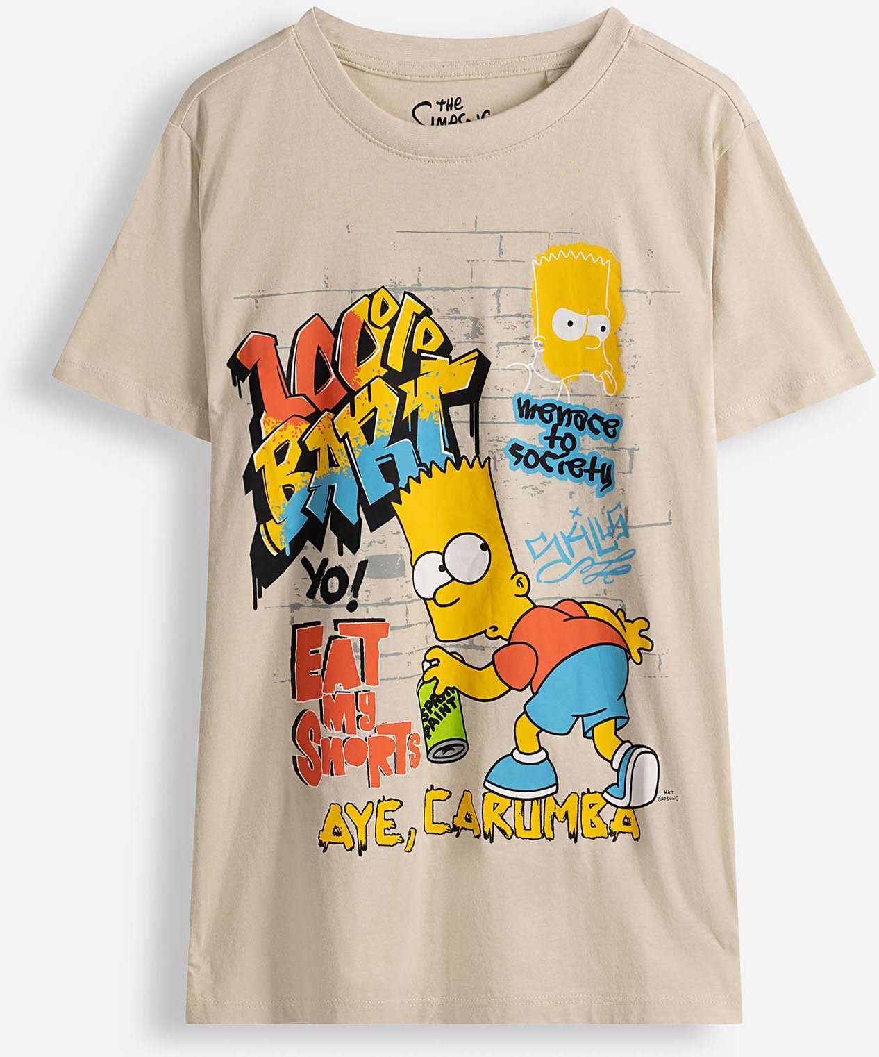 T-Shirt - The Simpsons - hellgrau
