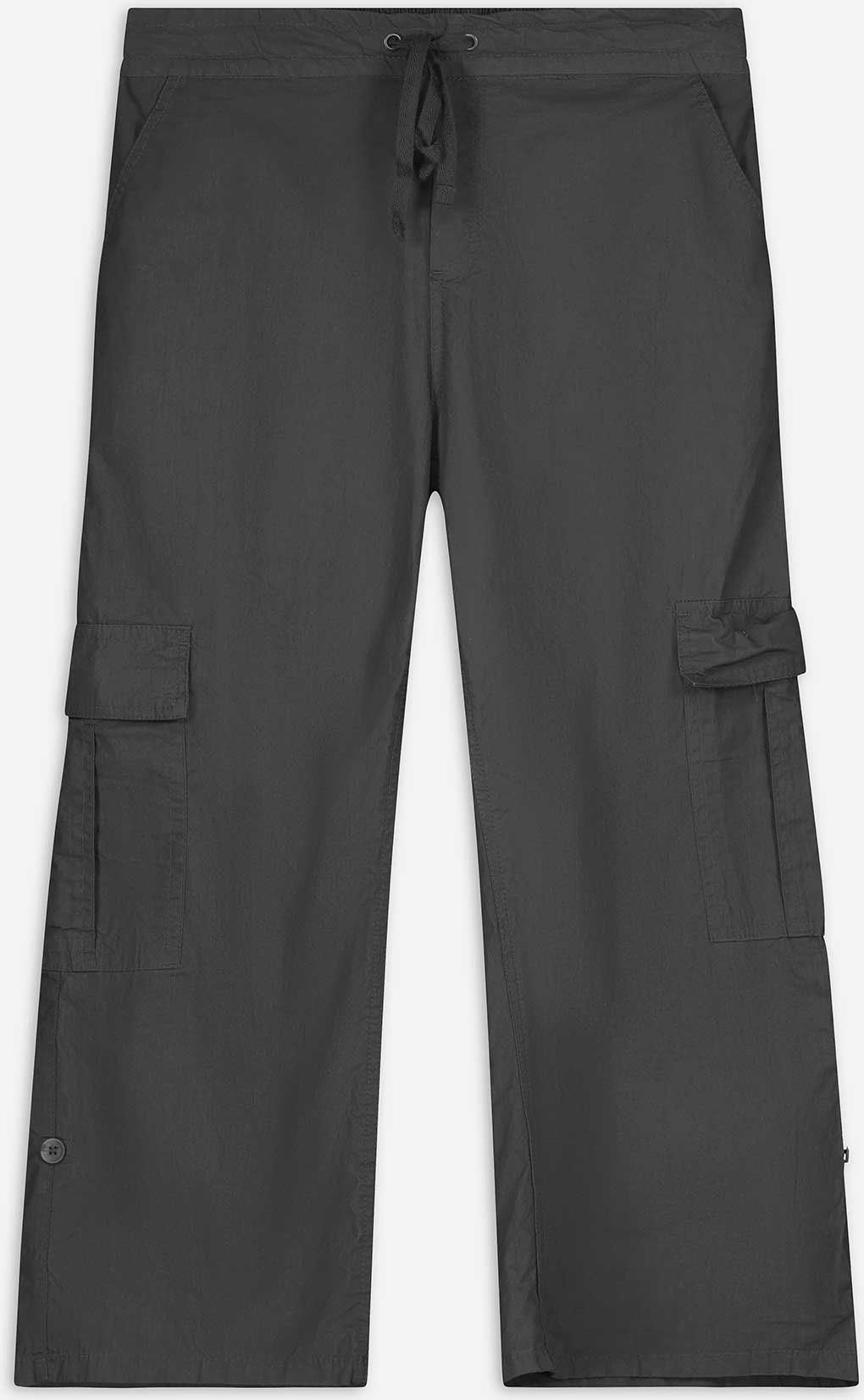 Caprihose - einfarbig - dunkelgrau