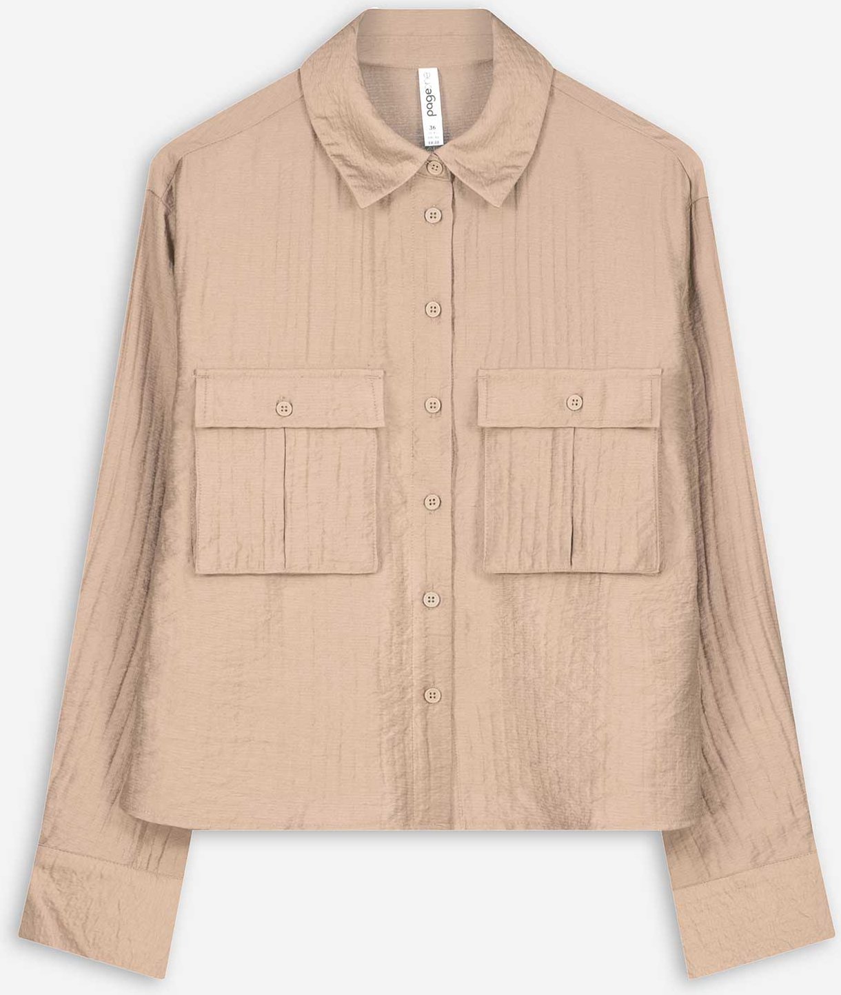 Thumbnail - Bluse - Viskose-Mix - beige