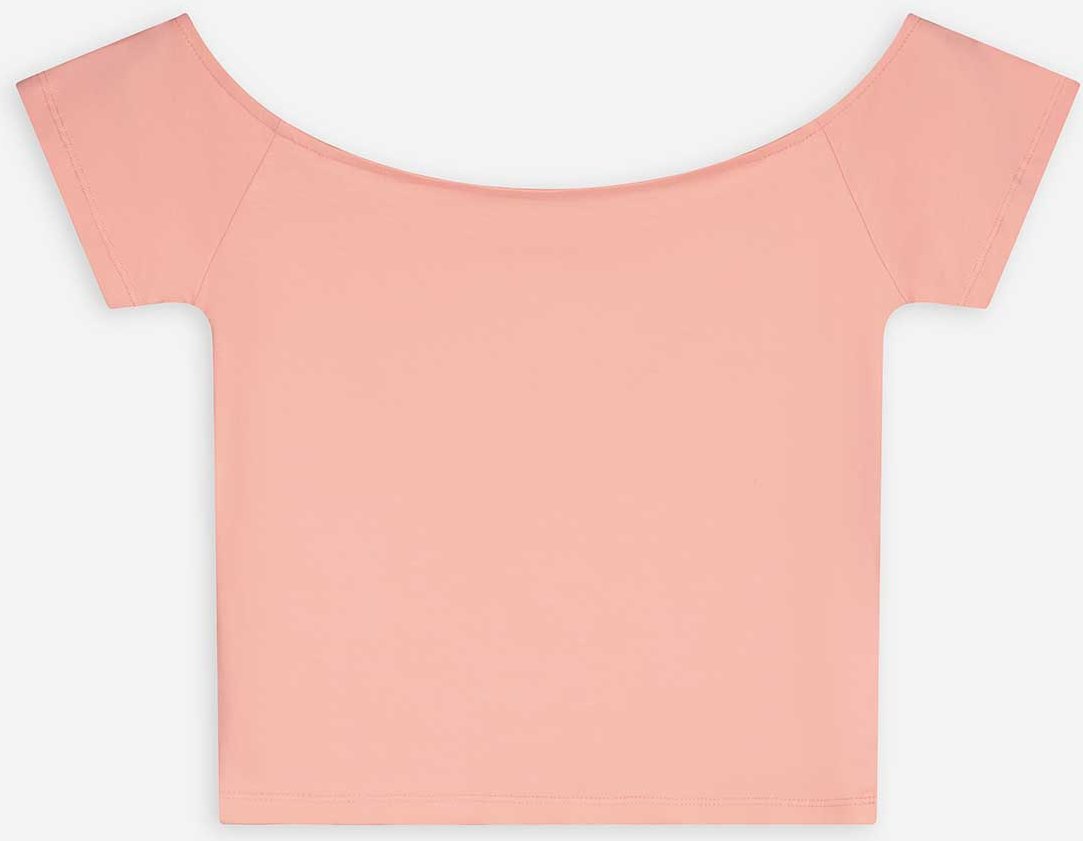 T-Shirt - Schulterfrei - orange