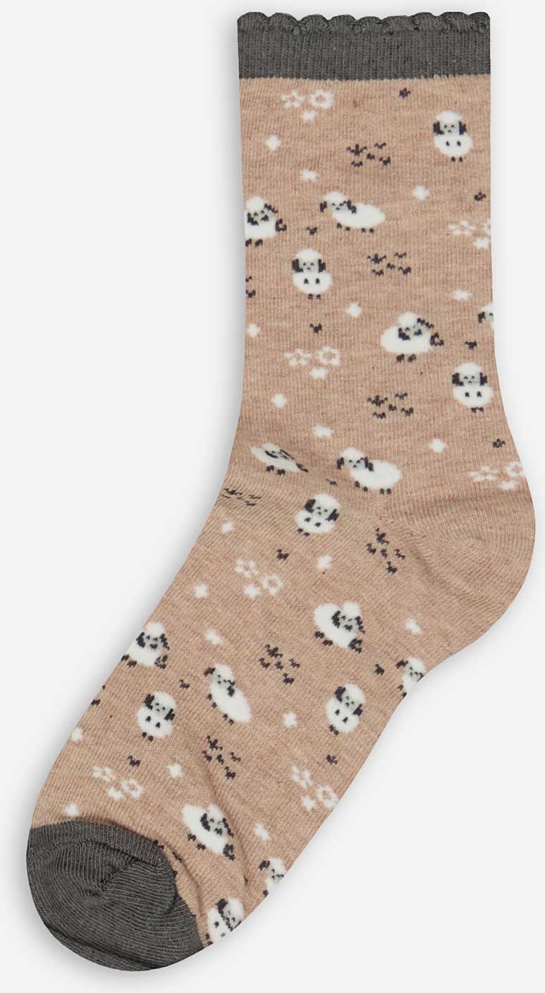 Thumbnail - Socken - Allover-Muster - beige