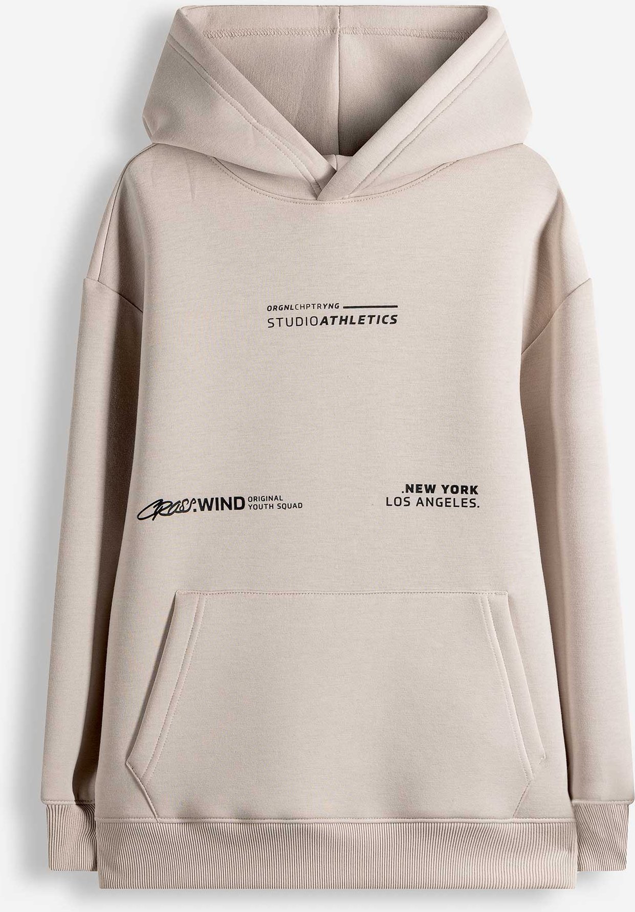 Thumbnail - Hoodie - Scuba - beige