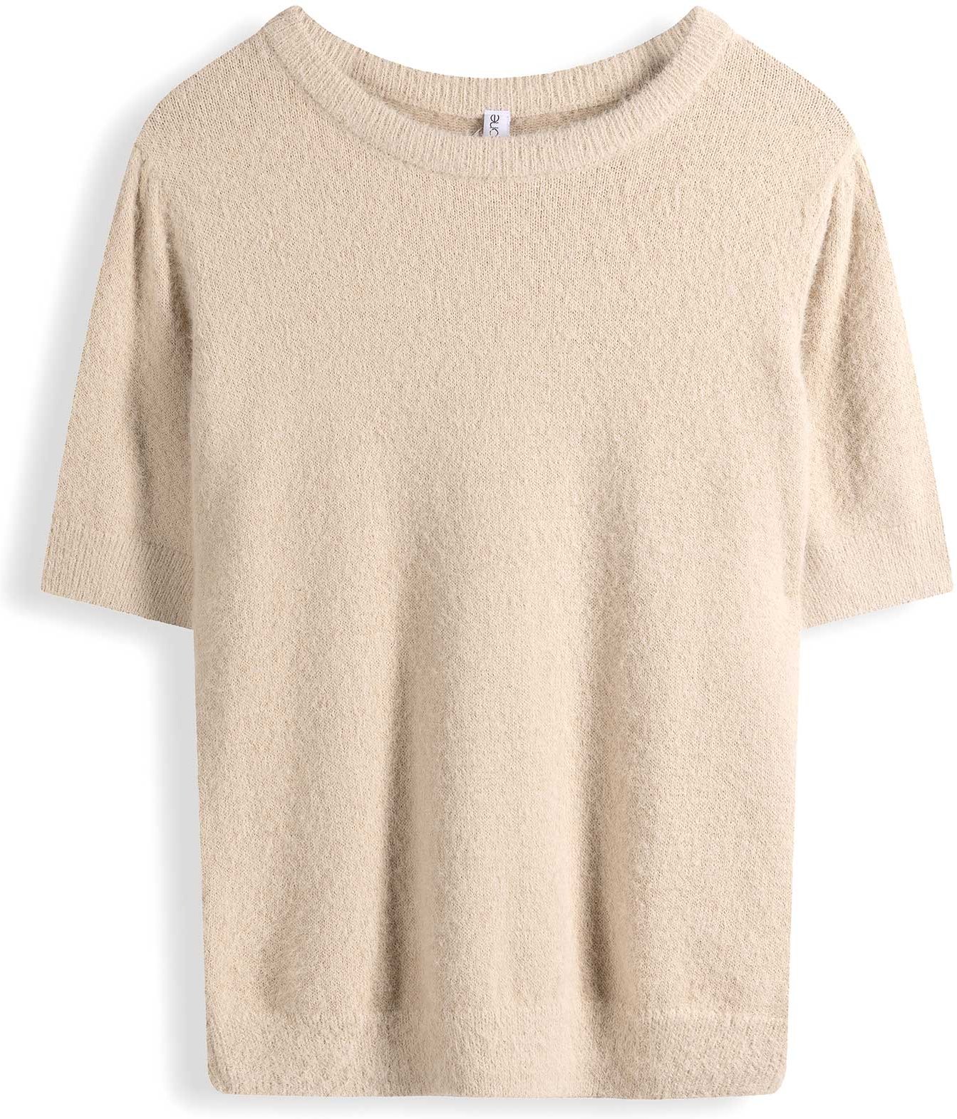 Pullover - Kurze Ärmel - weiß