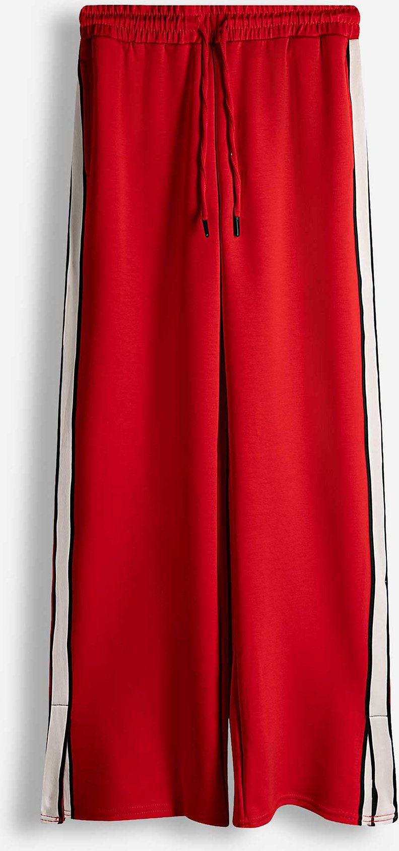 Palazzohose - Galonstreifen - rot