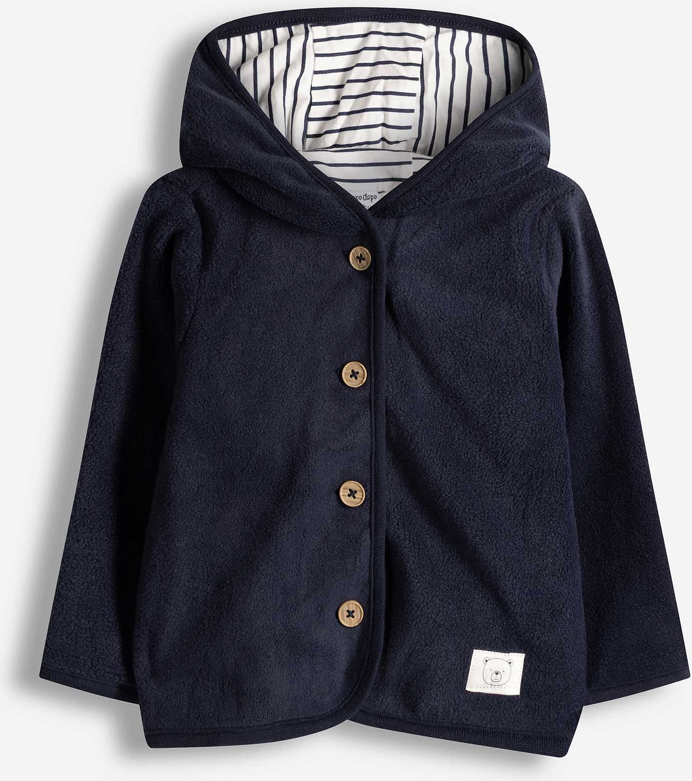 Sweatjacke - Fleece - dunkelblau