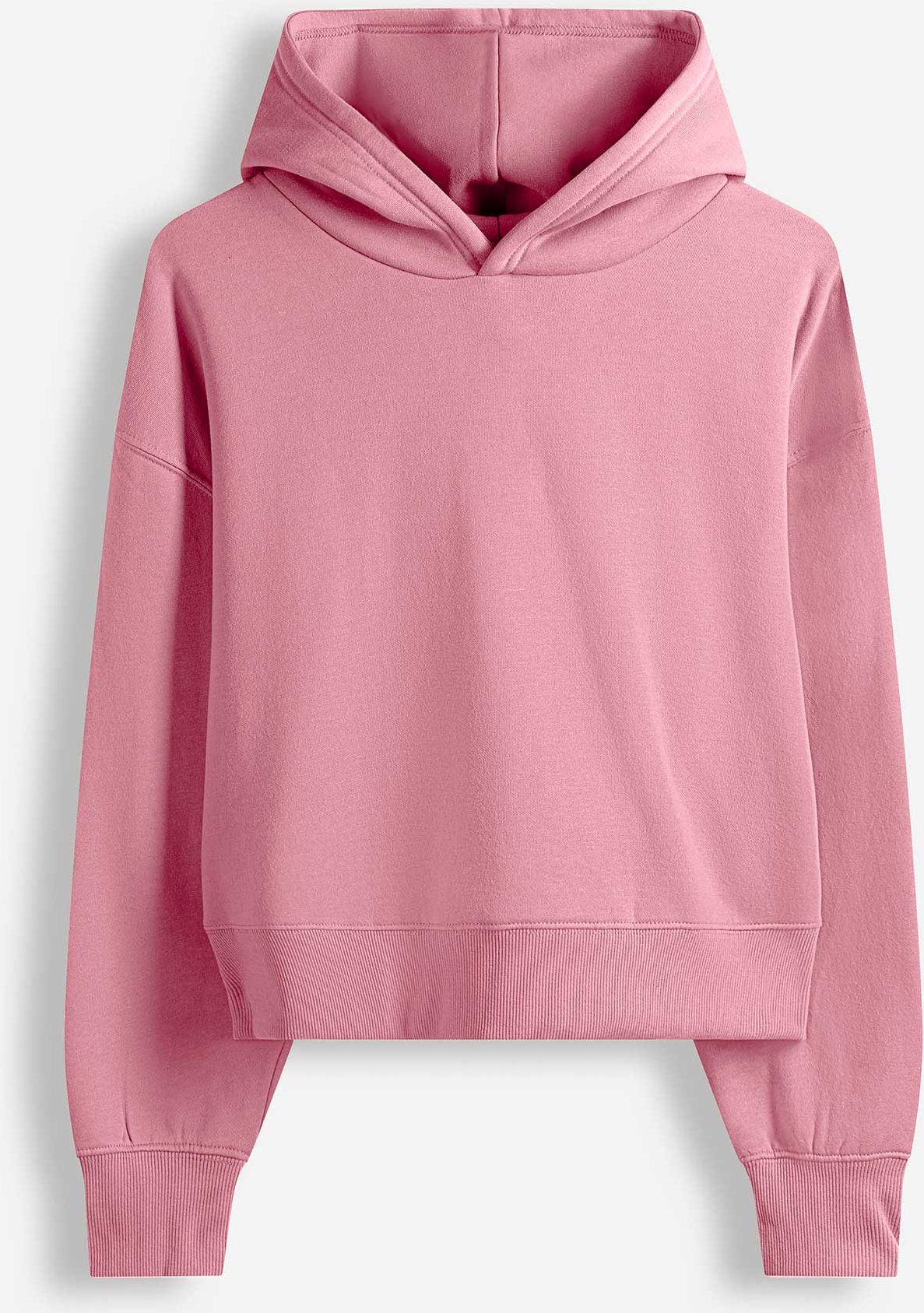 Hoodie - einfarbig - pink