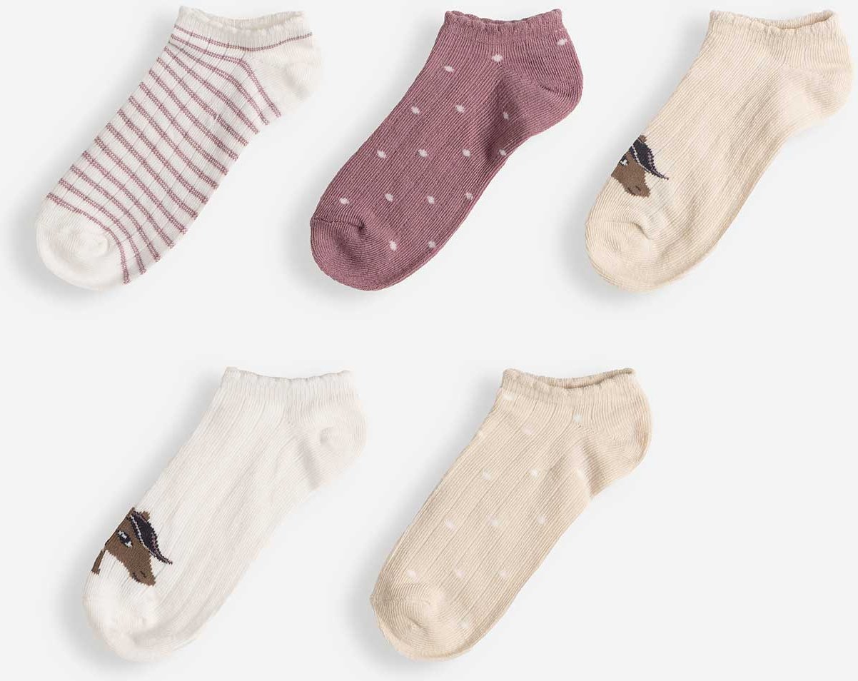 Sneakersocken - 5er-Pack